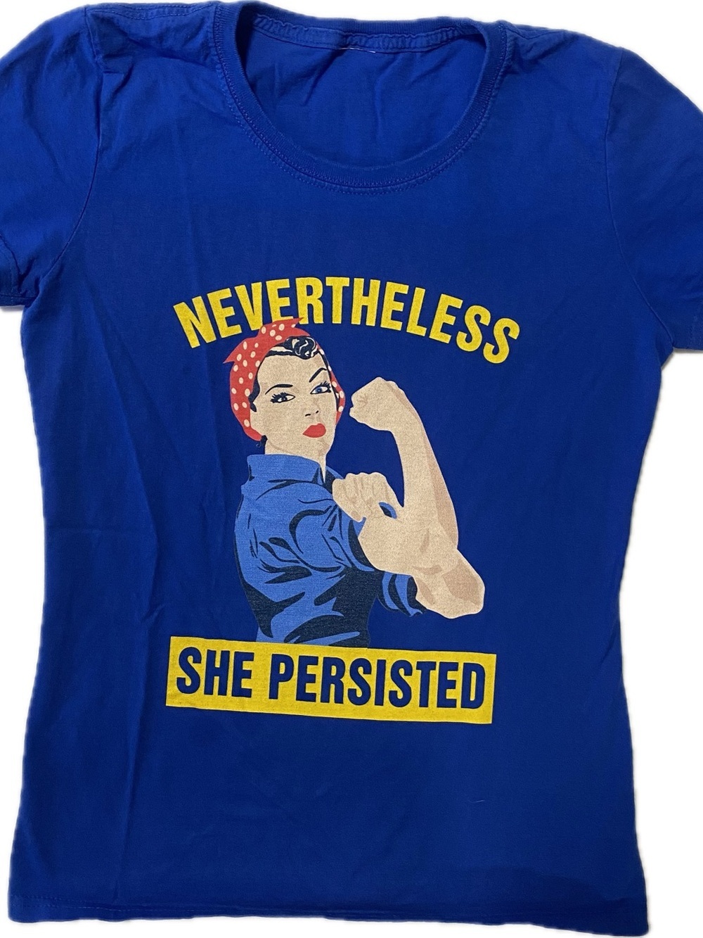 Rosie the Riveter Nevertheless She Persisted" Graphic Tee - Women